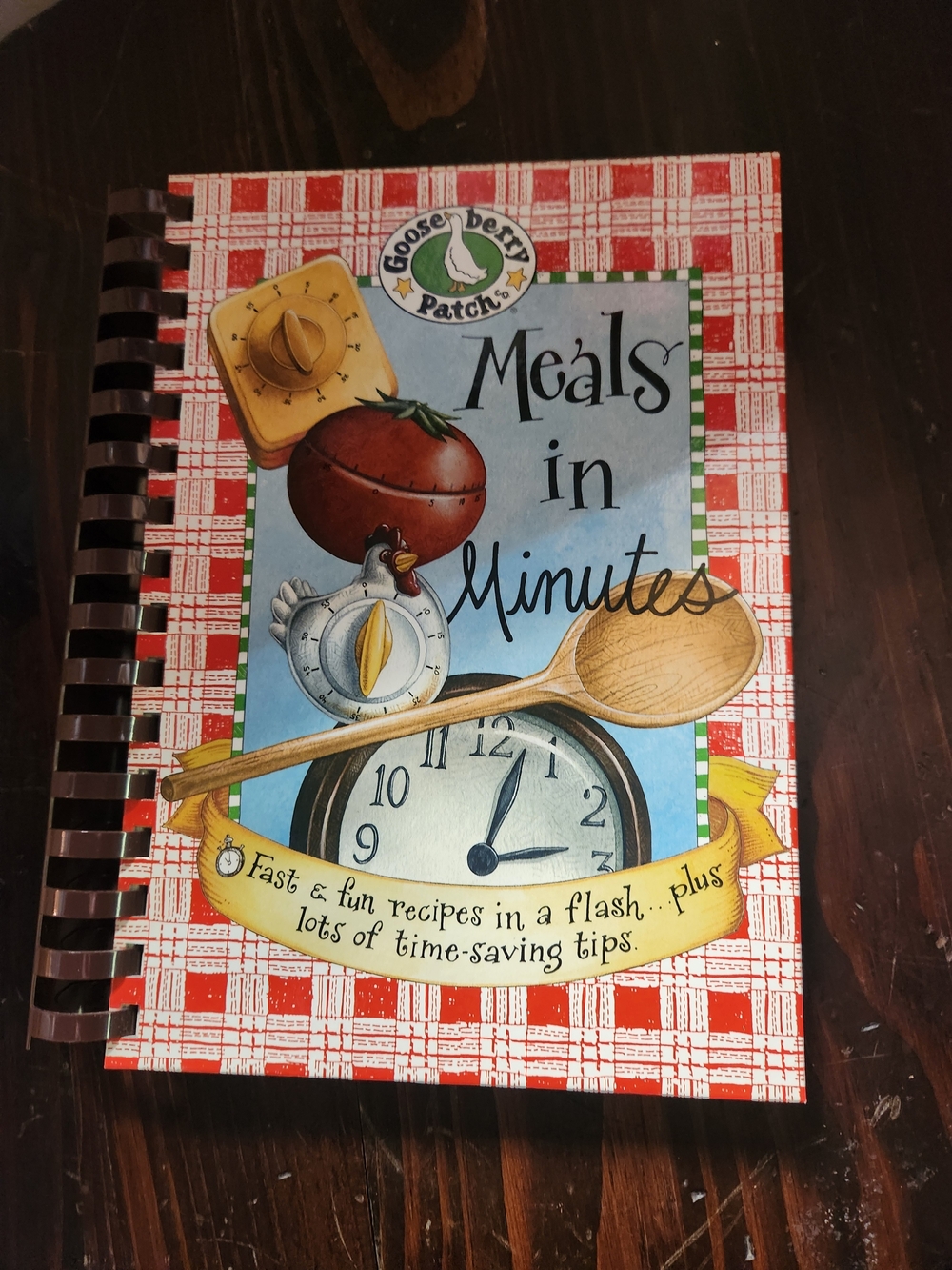 Meals in Minutes Recipe Book - Gooseberry Patch Red Cover
